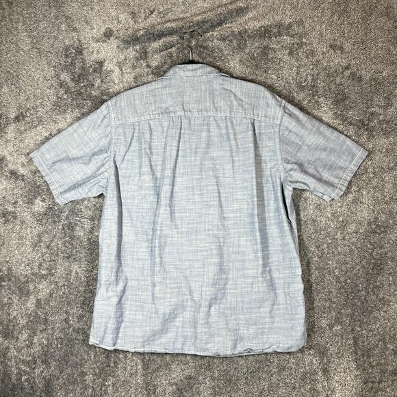 Pendleton Shirt Mens Large Blue Warren Short Sleeve Button Up Casual Cotton - Picture 2 of 7